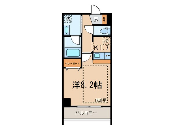 メゾンピオニー都立大学の物件間取画像